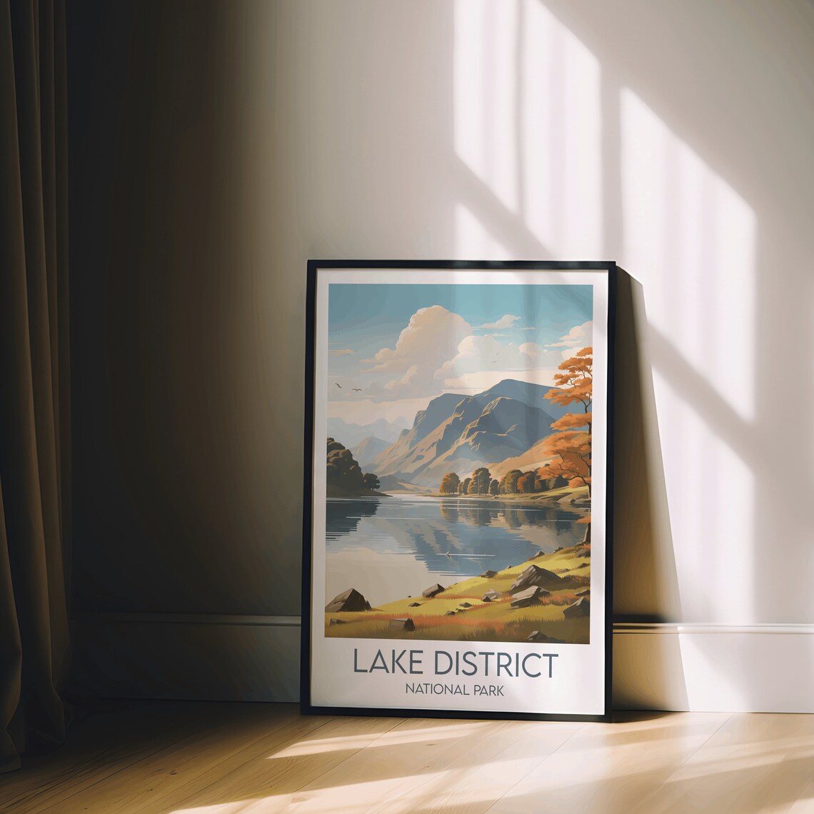 Lake District National Park Custom Personalised Travel Poster - Image 2