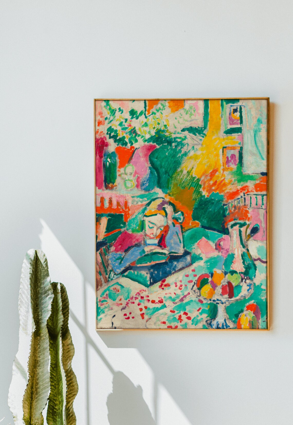 Henri Matisse Interior With Girl Reading Fauvist Masterpiece Poster - Image 2