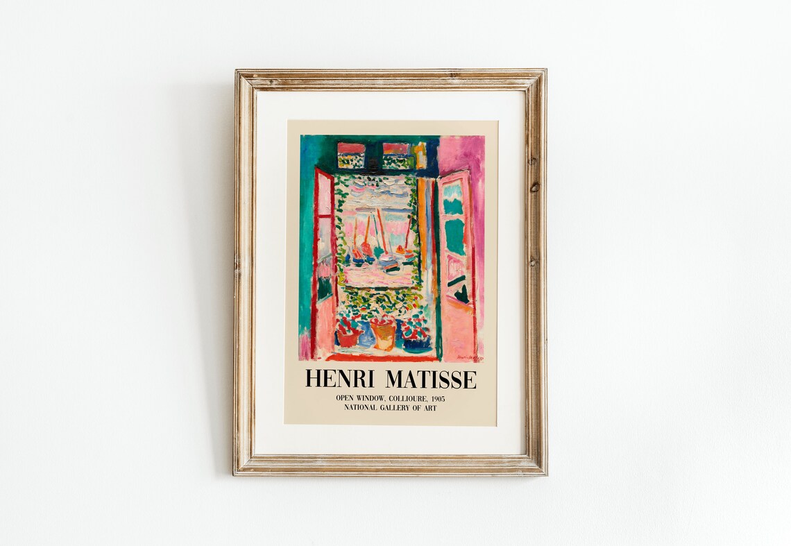 Matisse Open Window Collioure Vintage Art Print - Image 3