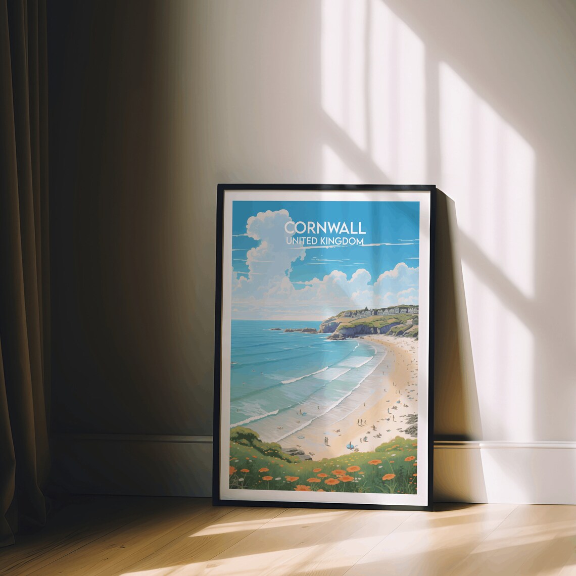 Cornwall Travel Print, United Kingdom Poster - Image 2
