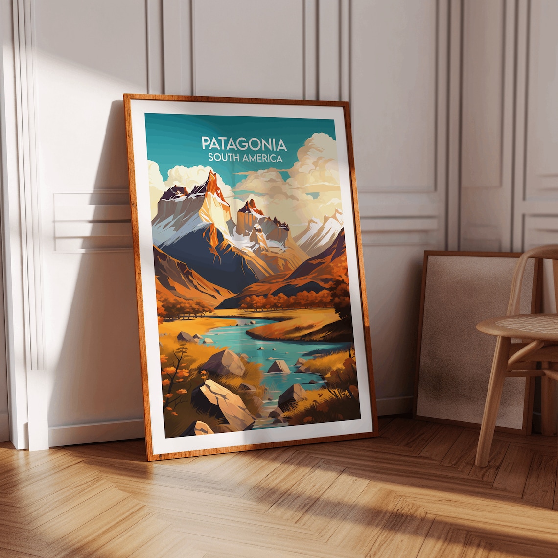Patagonia Travel Poster, South America Place Name - Image 4