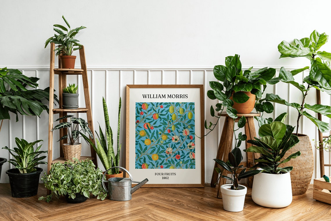 William Morris Four Fruits 1862 Botanical Pattern Art Poster - Image 3