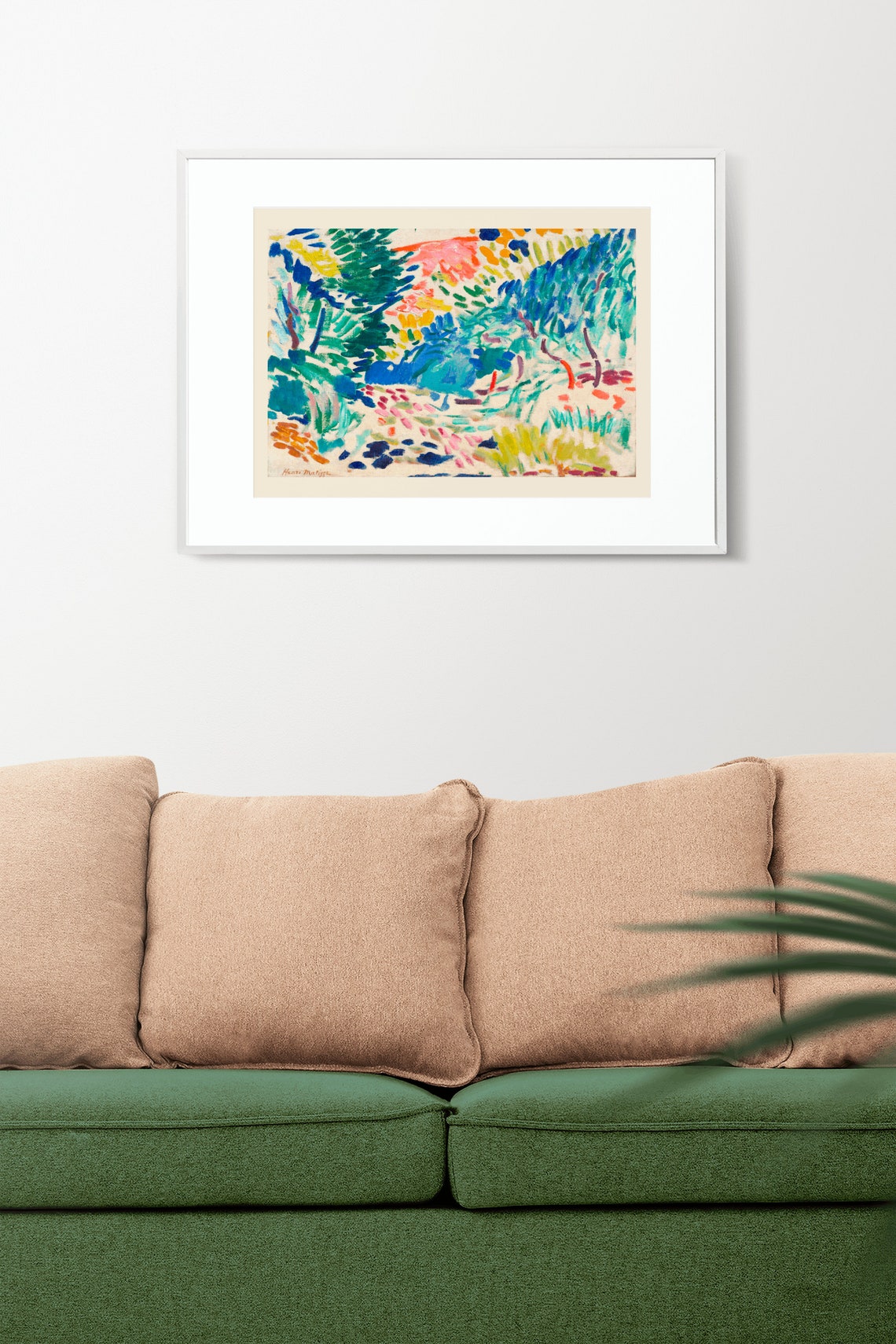 Henri Matisse Fauvist Landscape Collioure Bordered Exhibition Poster - Image 2