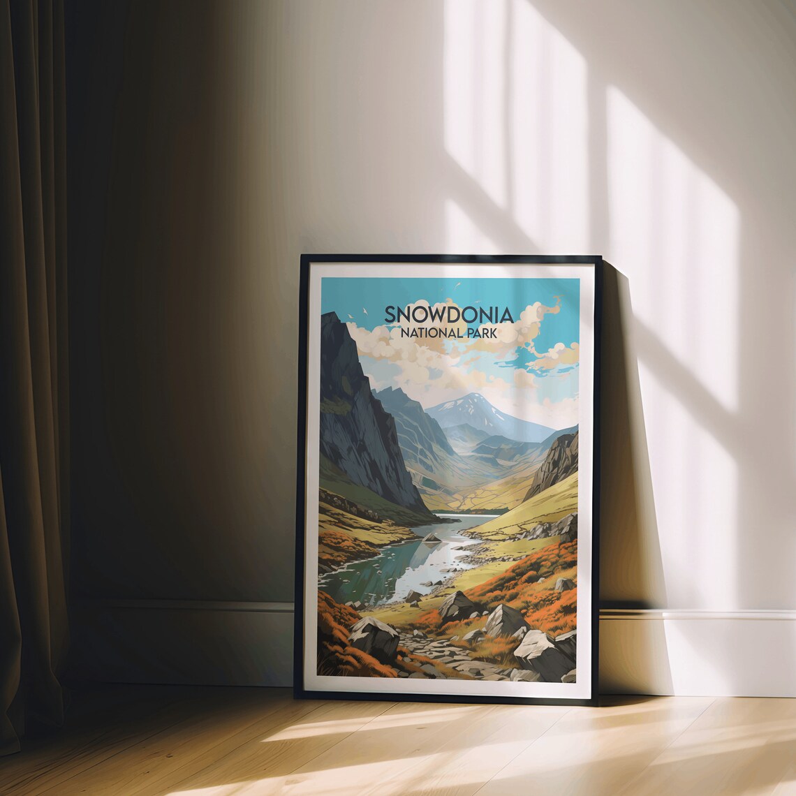 Snowdonia National Park Travel Poster, Wales - Image 2