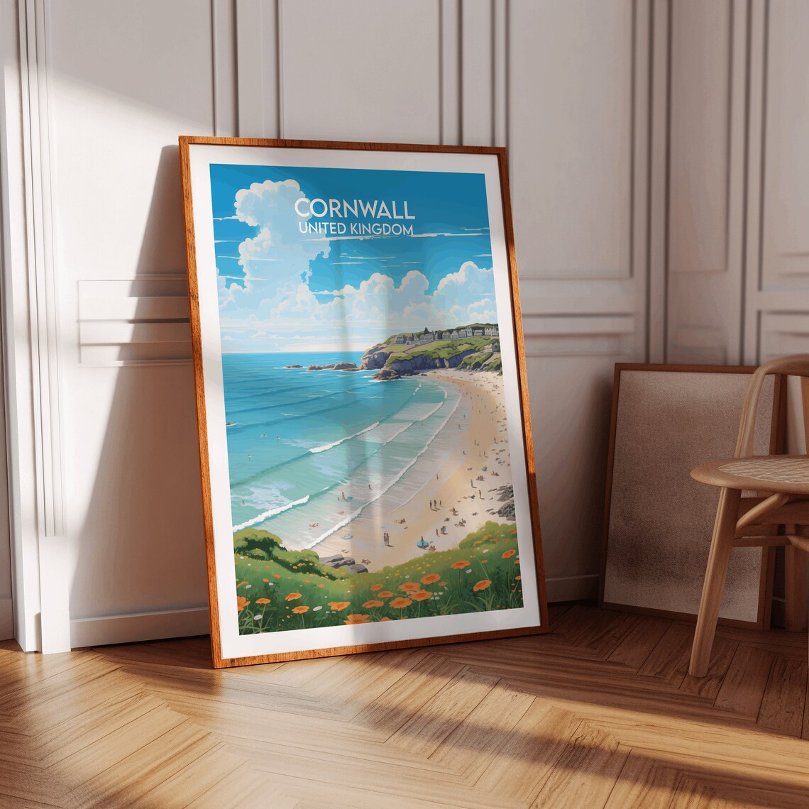 Cornwall Travel Print, United Kingdom Poster - Image 4