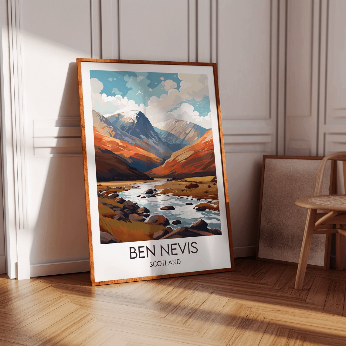 Ben Nevis Travel Poster, Scotland Custom Personalised - Image 3