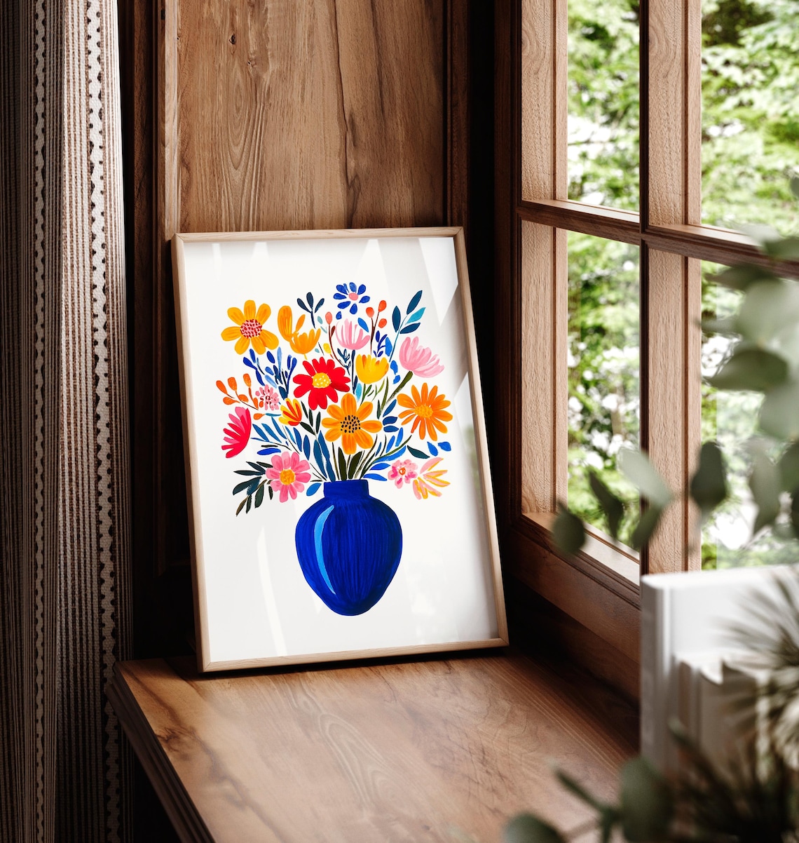 Flower Market Matisse-Inspired Retro Poster - Image 5