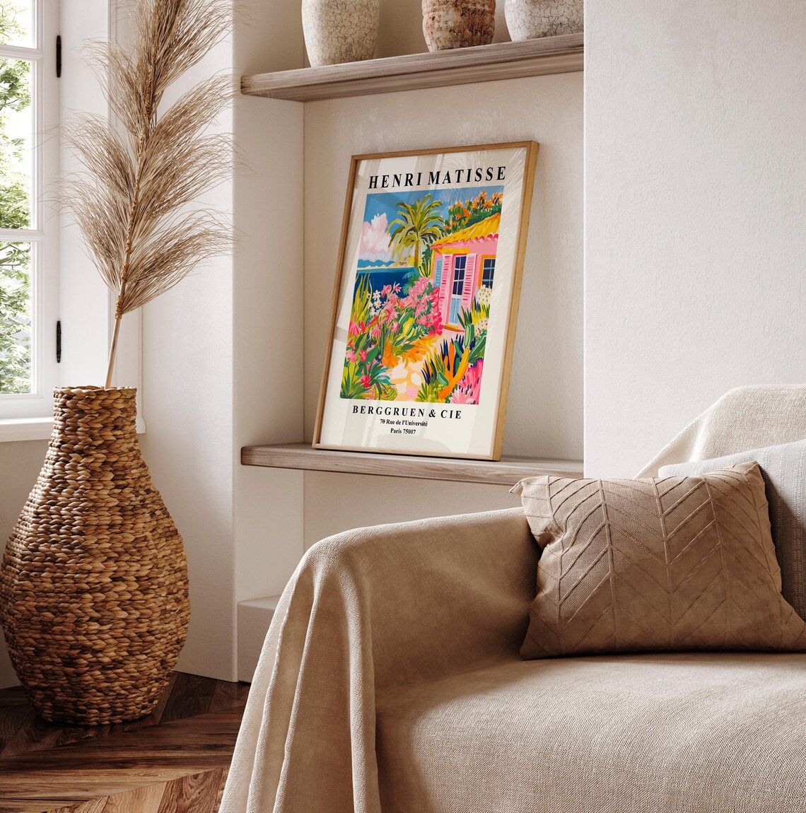 Beach House Decor Mid-Century Matisse Art Print - Image 4