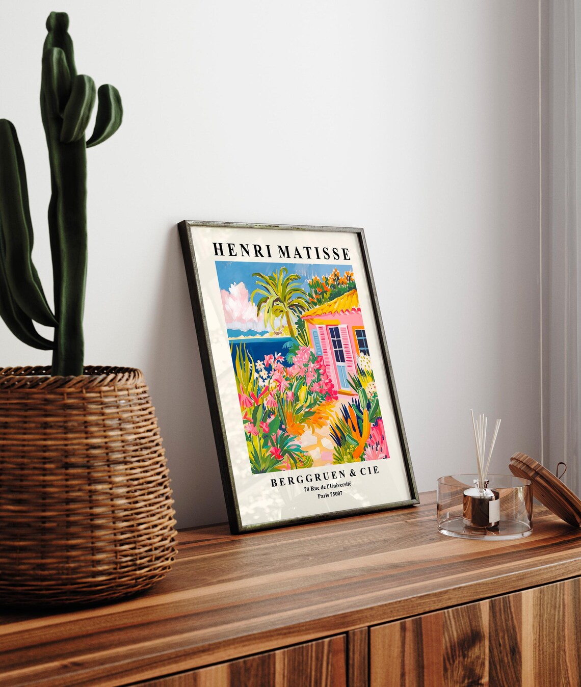 Beach House Decor Mid-Century Matisse Art Print - Image 2