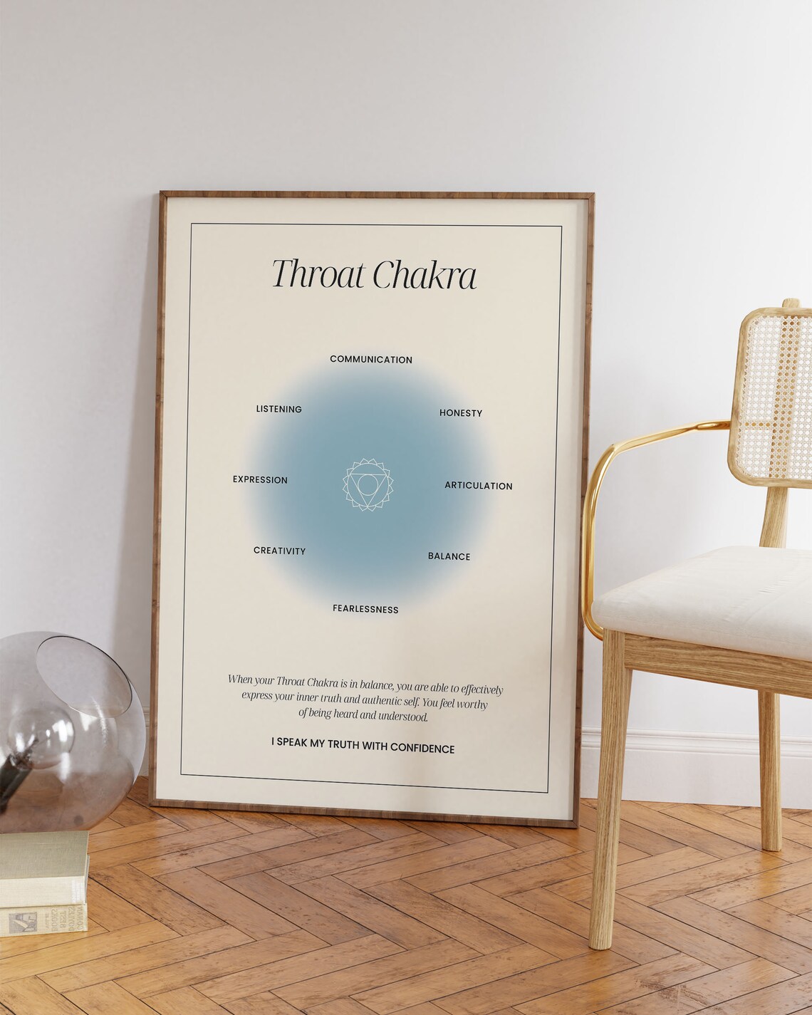 Chakra Poster, Aura Spiritual Wall Art Print