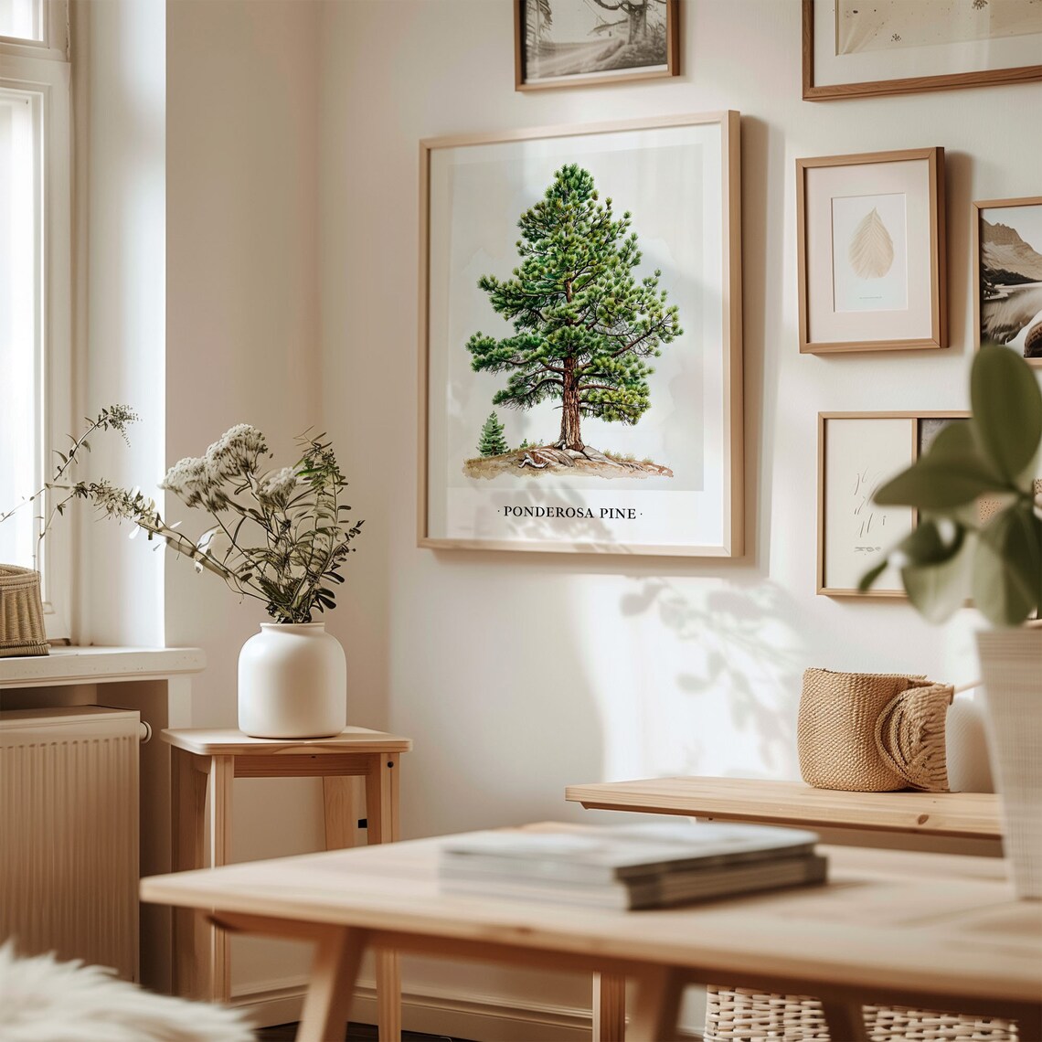 Ponderosa Pine Tree Art Print, Nature Home Decor - Image 2