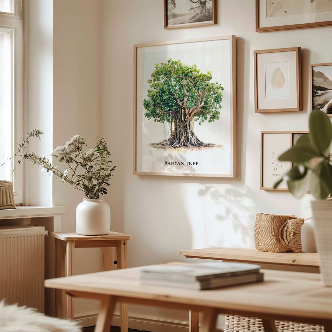 Banyan Tree Botanical Wall Art, Nature Poster - Image 2