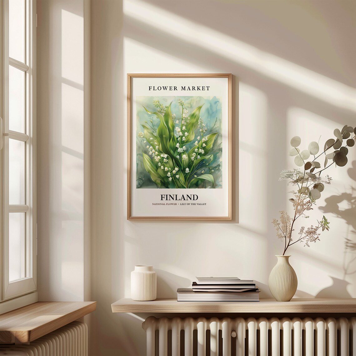 Finland Lily Of The Valley, 1960s Botanical Art Print - Image 3