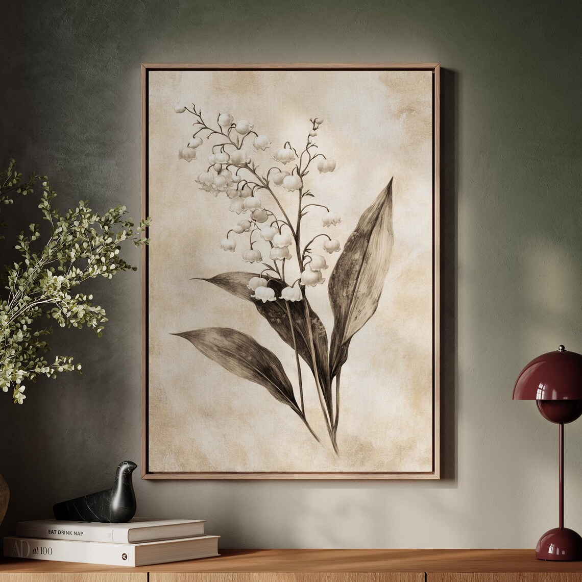 Vintage Lily Of The Valley Botanical Print