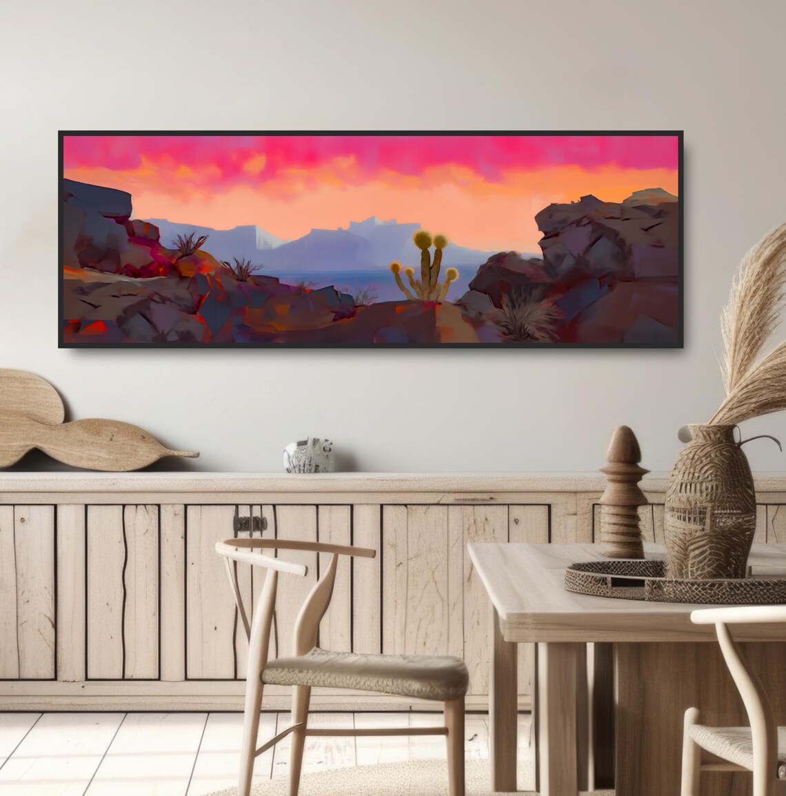 Desert Mountain Sunset, Modern Southwest Art Print - Image 3