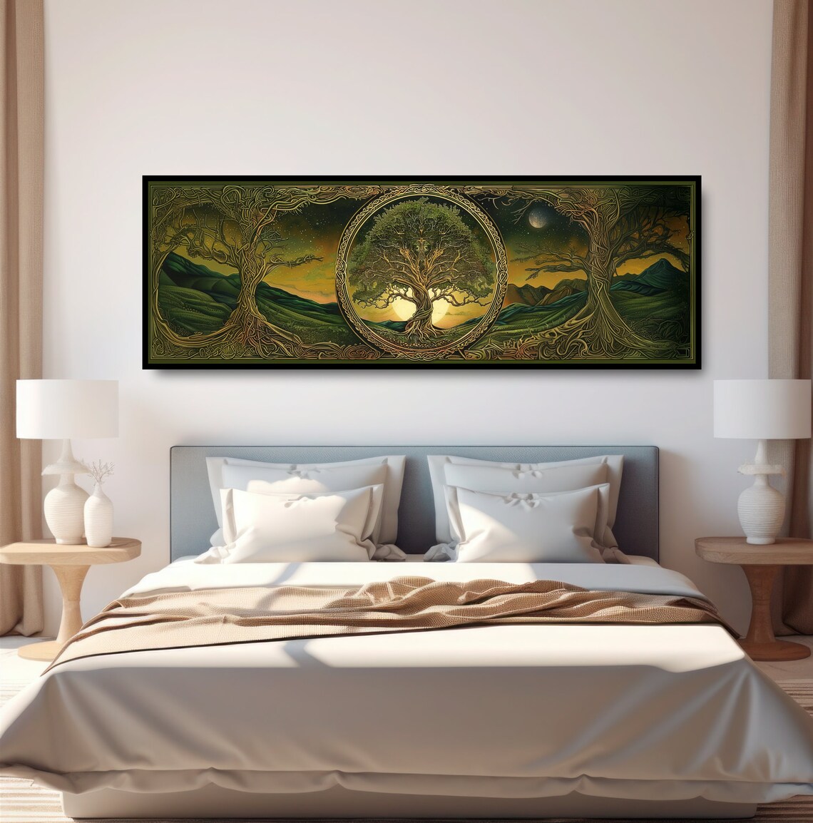Yggdrasil Art Nouveau Wall Art Print, Norse Mythology - Image 4