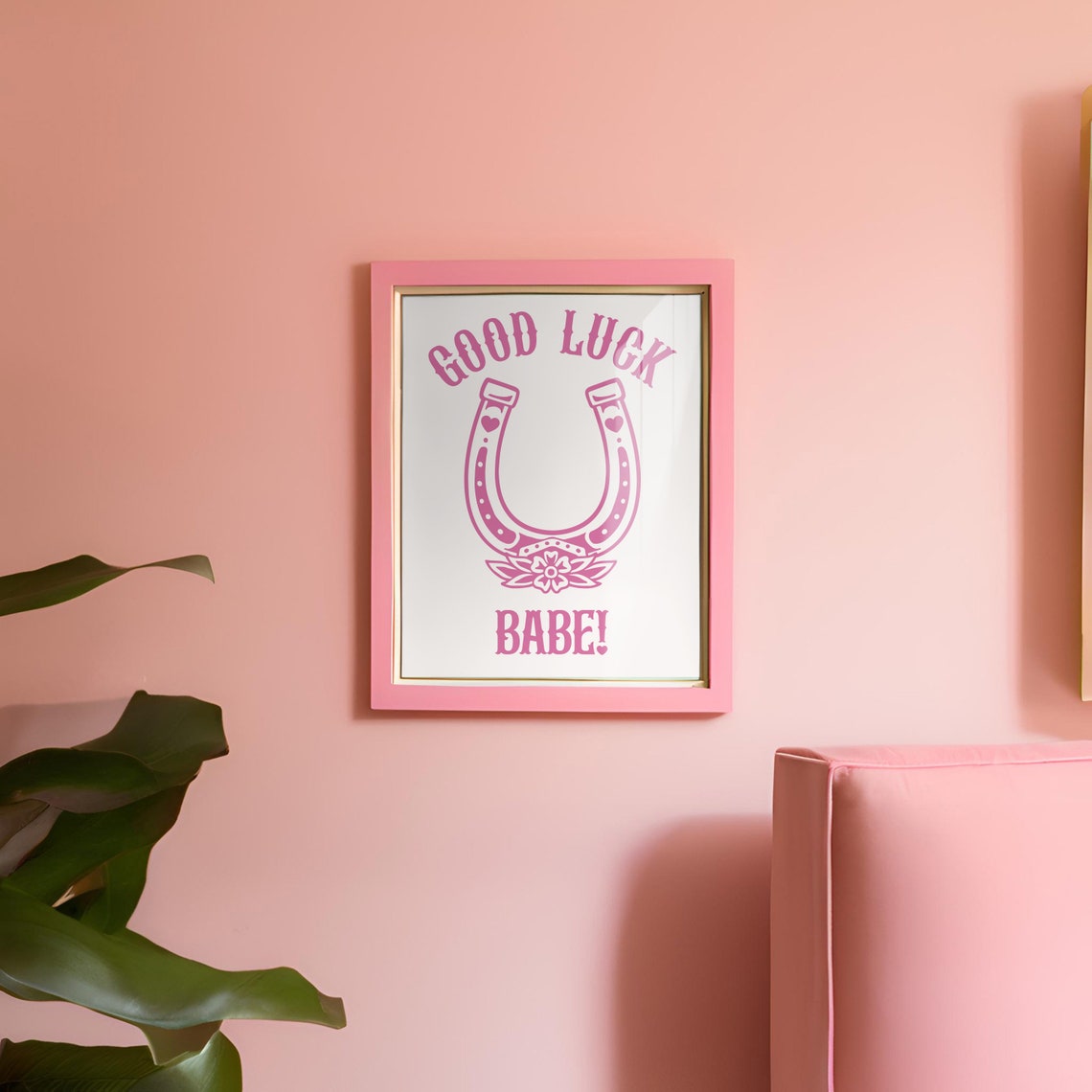 Good Luck Babe Art Print Chappell Roan Wall Art Music Song Lyrics Poster Cowgirl Apartment Aesthetic Room Decor Dorm Art Cowgirls - Image 2