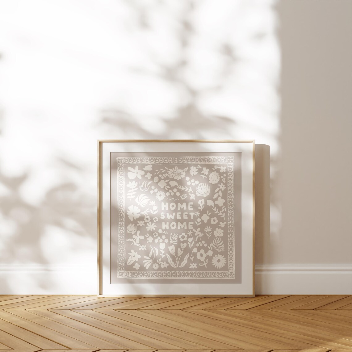 Home Sweet Home Minimalist Wall Art Print - Image 2