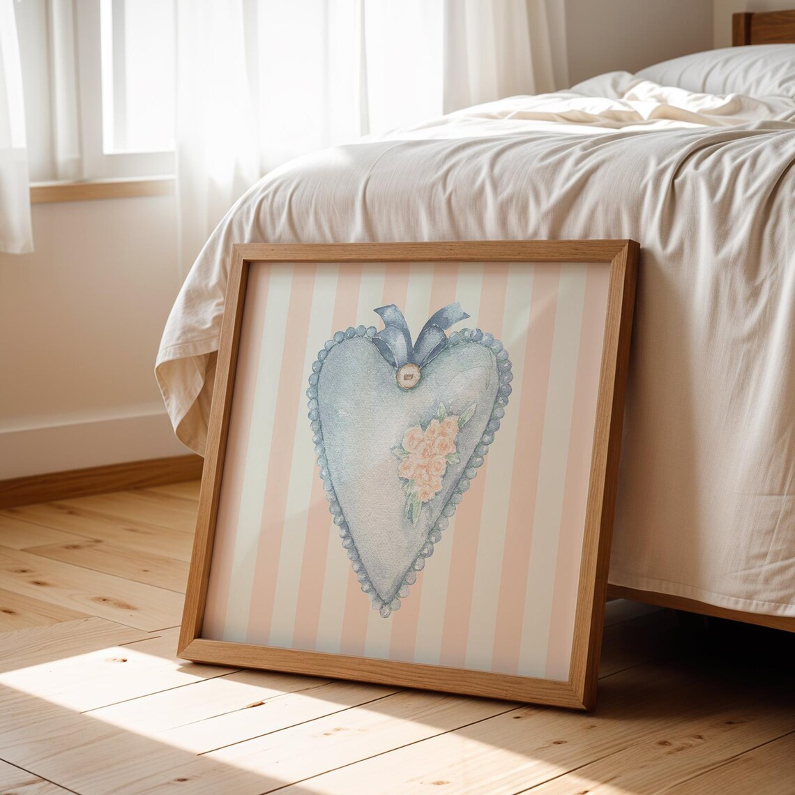Valentine's Day Heart Illustration, Trendy Decor - Image 2