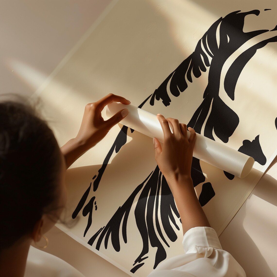 Man Figure Male Silhouette Art Print, Modern Abstract - Image 4