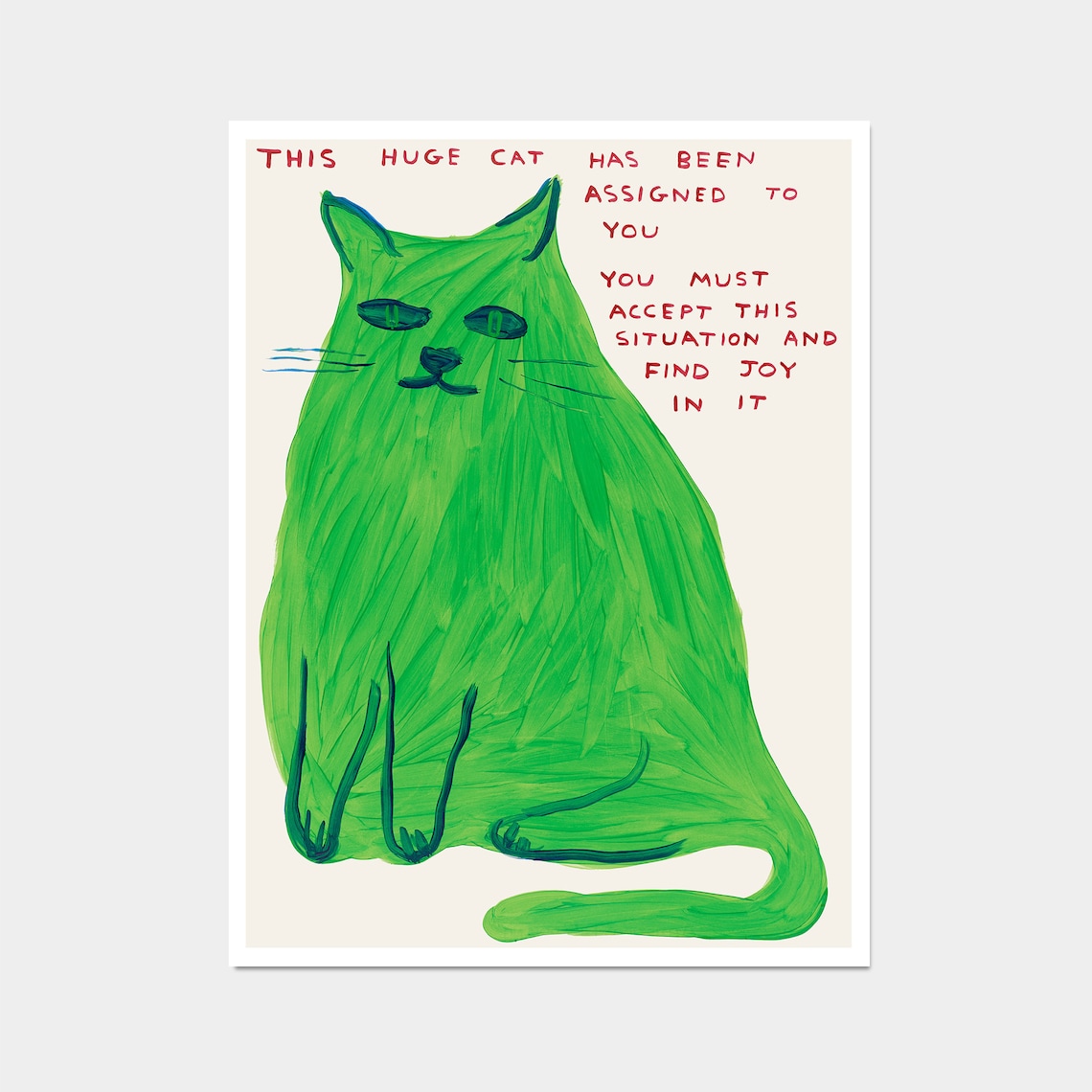 This Huge Cat Art Print