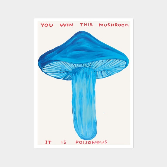 You Win This Mushroom Art Print