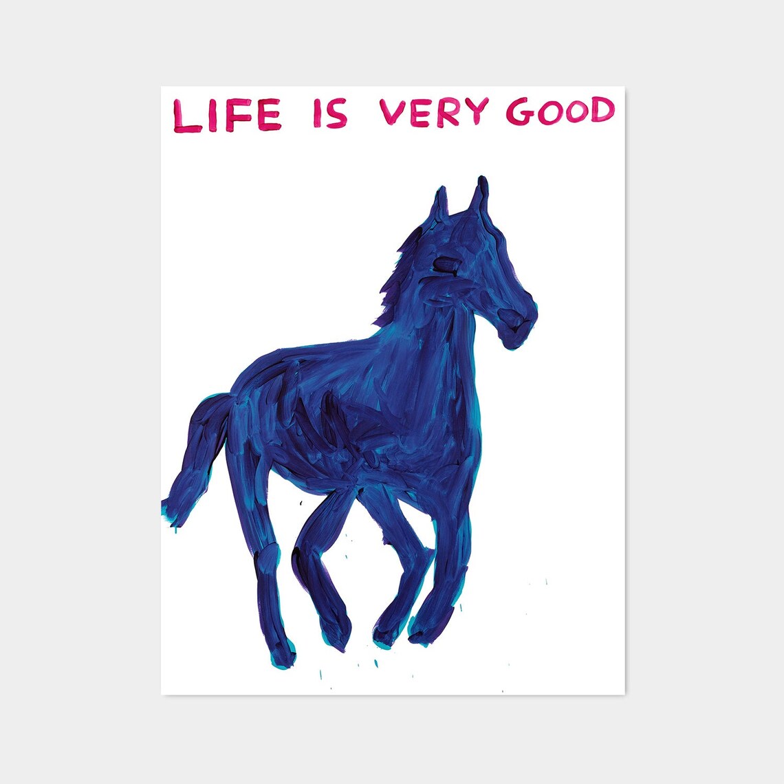 Life Is Very Good Art Print, Home Decor