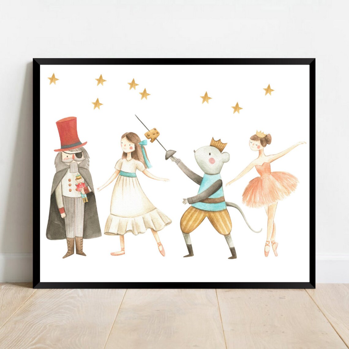 Nutcracker Christmas Wall Art Poster Print - Image 2
