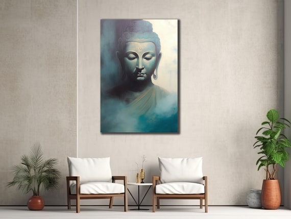Buddha Prints Asian Painting Wall Decor House Gift Idea Bedroom Wall Decor Yoga Wall Art Spiritual Poster Home Decoration