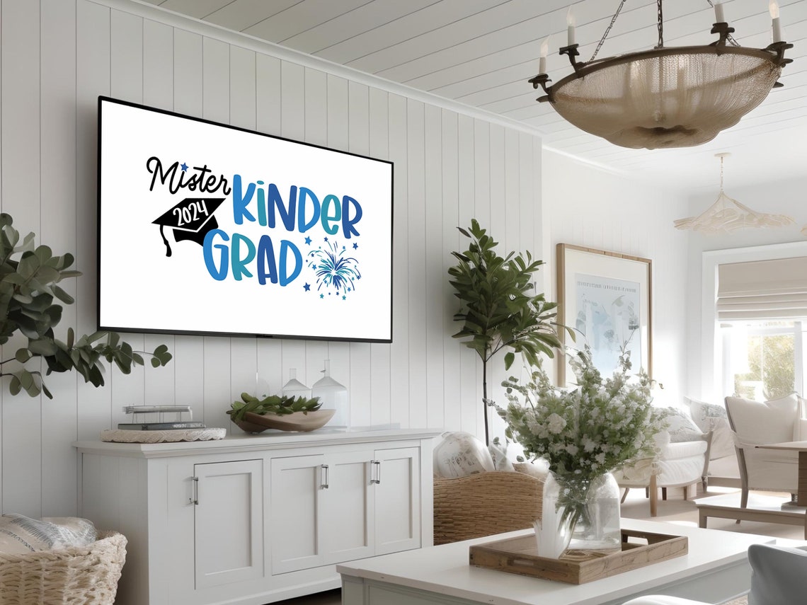 Mister 2024 Kinder Grad Graduation Celebration White Art Poster - Image 3