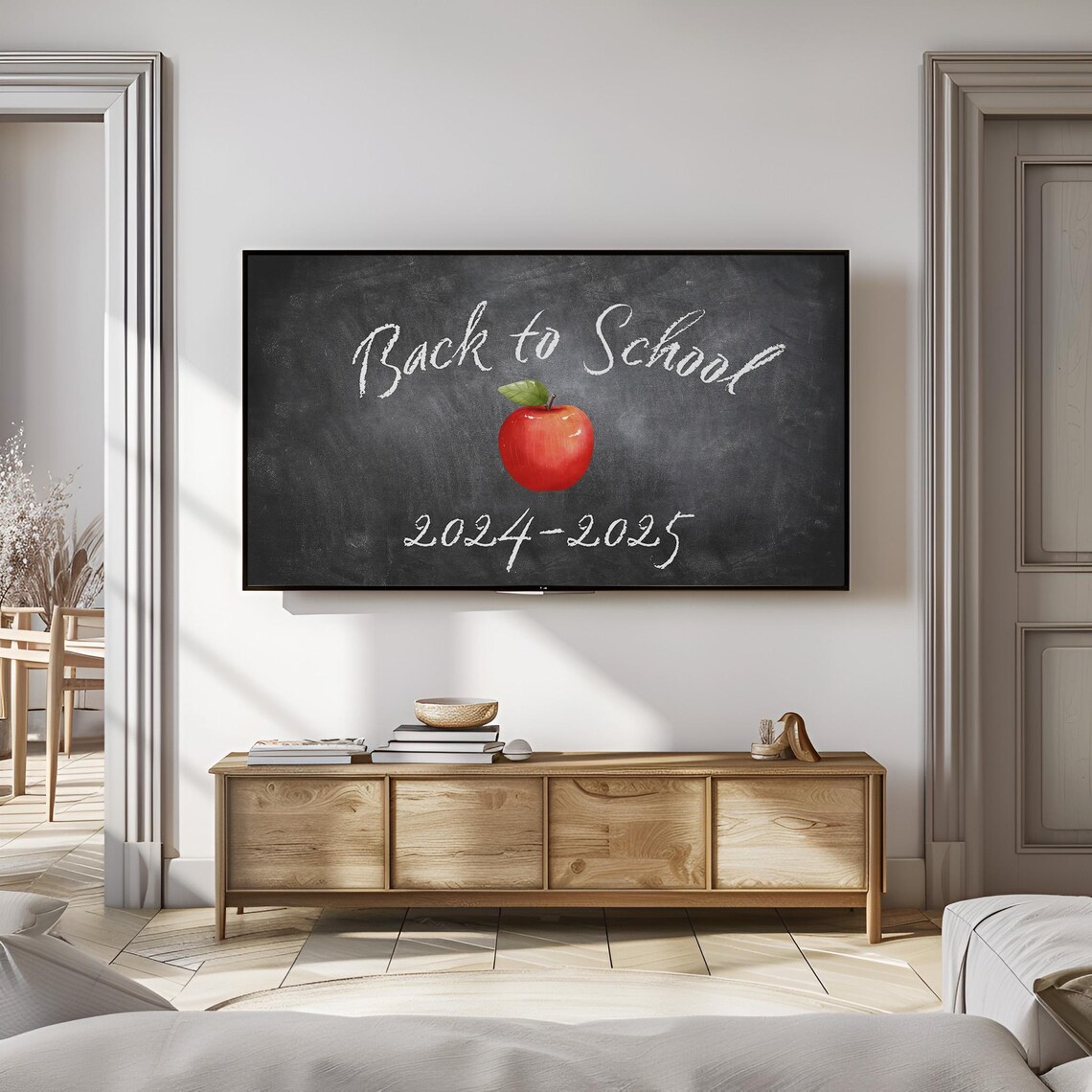 Back To School Art Print, First Day Of School