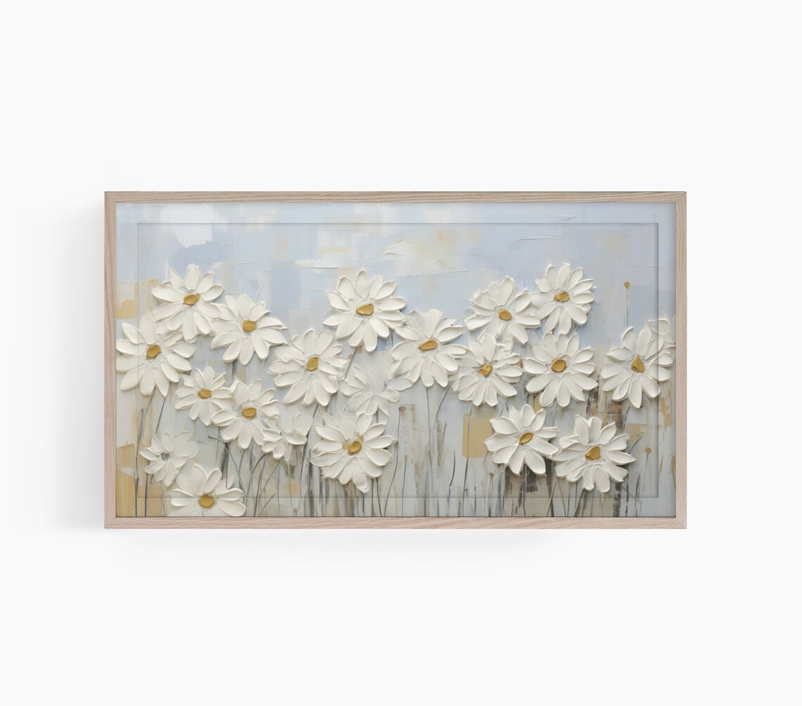 Spring Daisy Floral Art Print