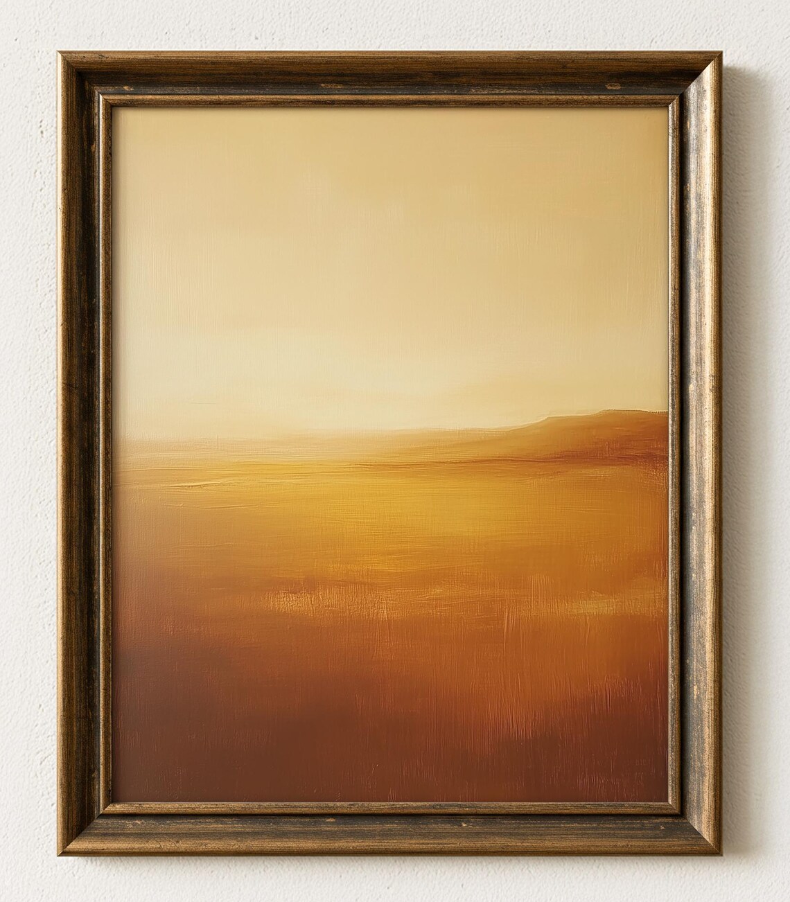 Abstract Horizon Landscape, Warm Gradient Wall Art