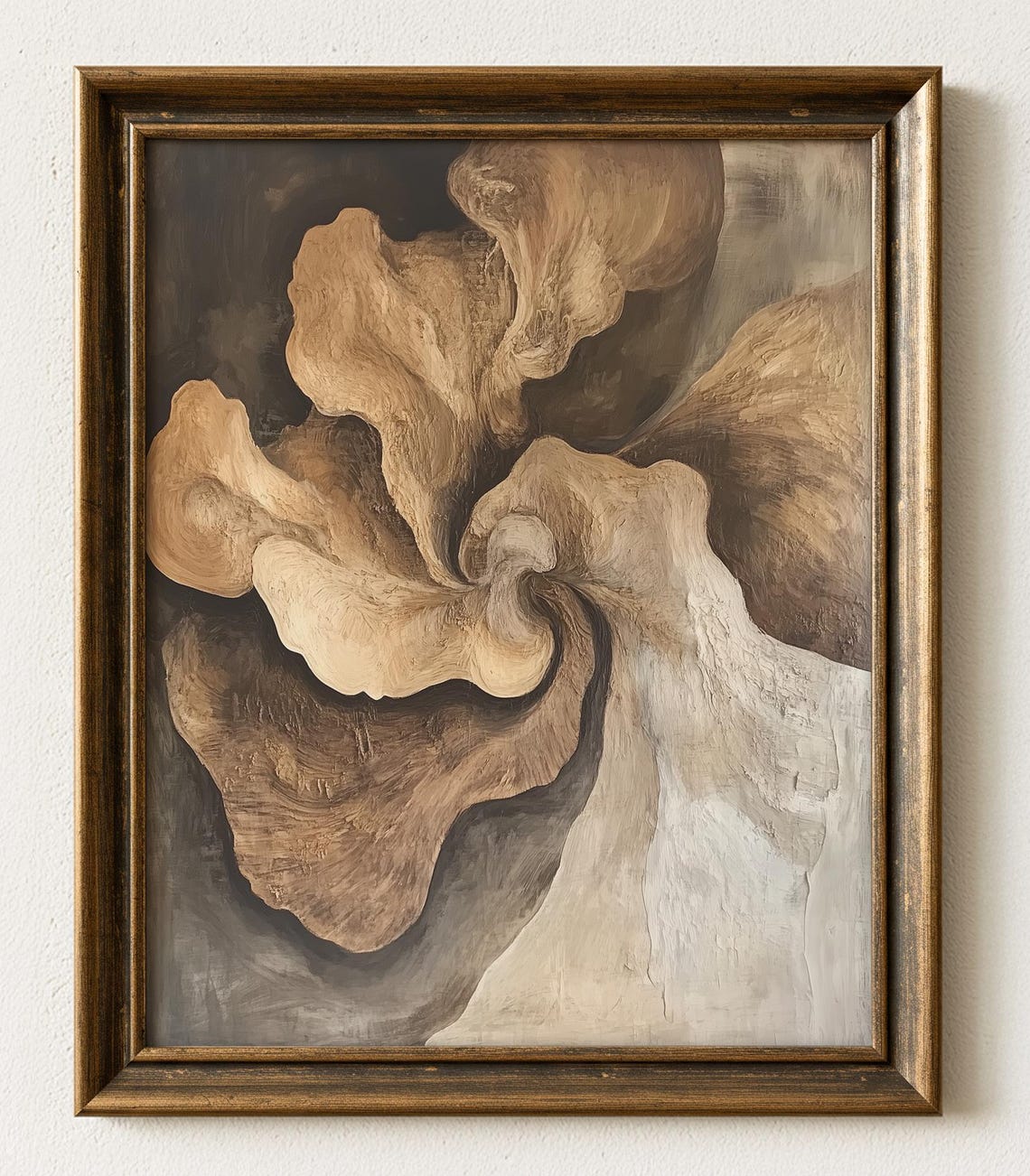 Abstract Swirling Shapes Wall Art Print