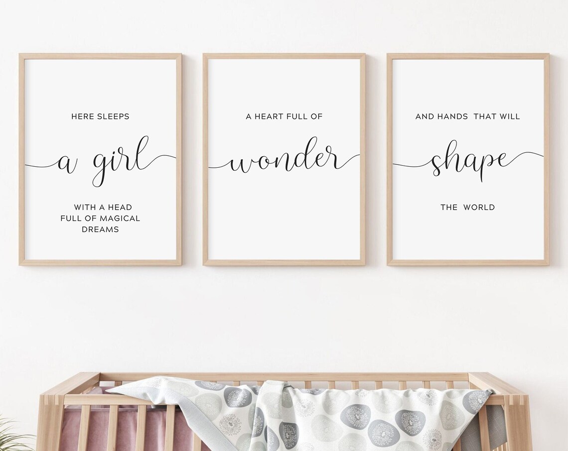 Here Sleeps A Girl With Magical Dreams Art Print
