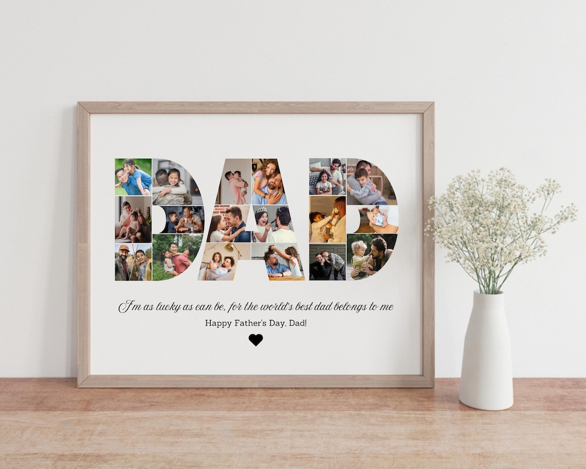 Personalized Dad Photo Collage Gift, Father's Day - Image 4