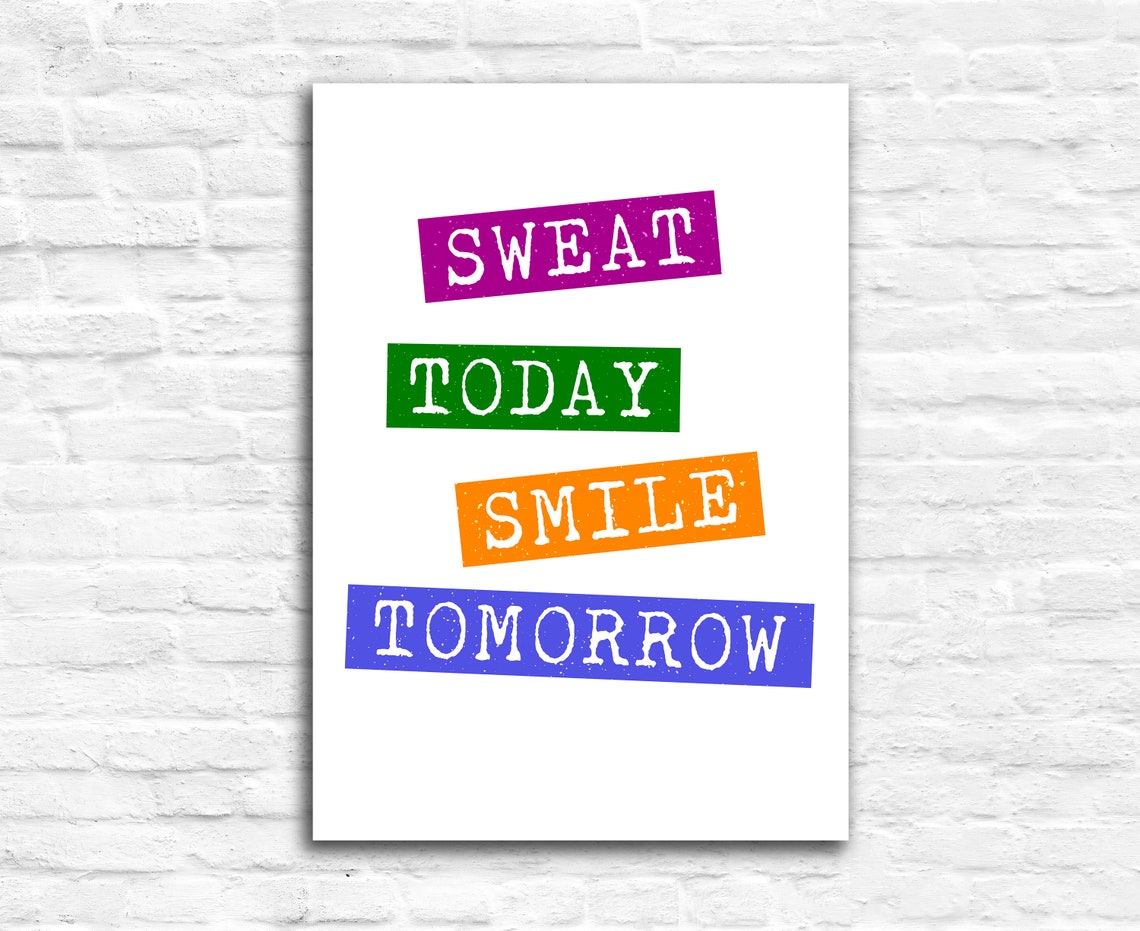Gym Wall Art Gym Poster Gym Prints Gym Dcor Home Gym Home Gym Dcor Home Gym Poster Inspired Poster Fitness Dcor Motivation Art - Image 2
