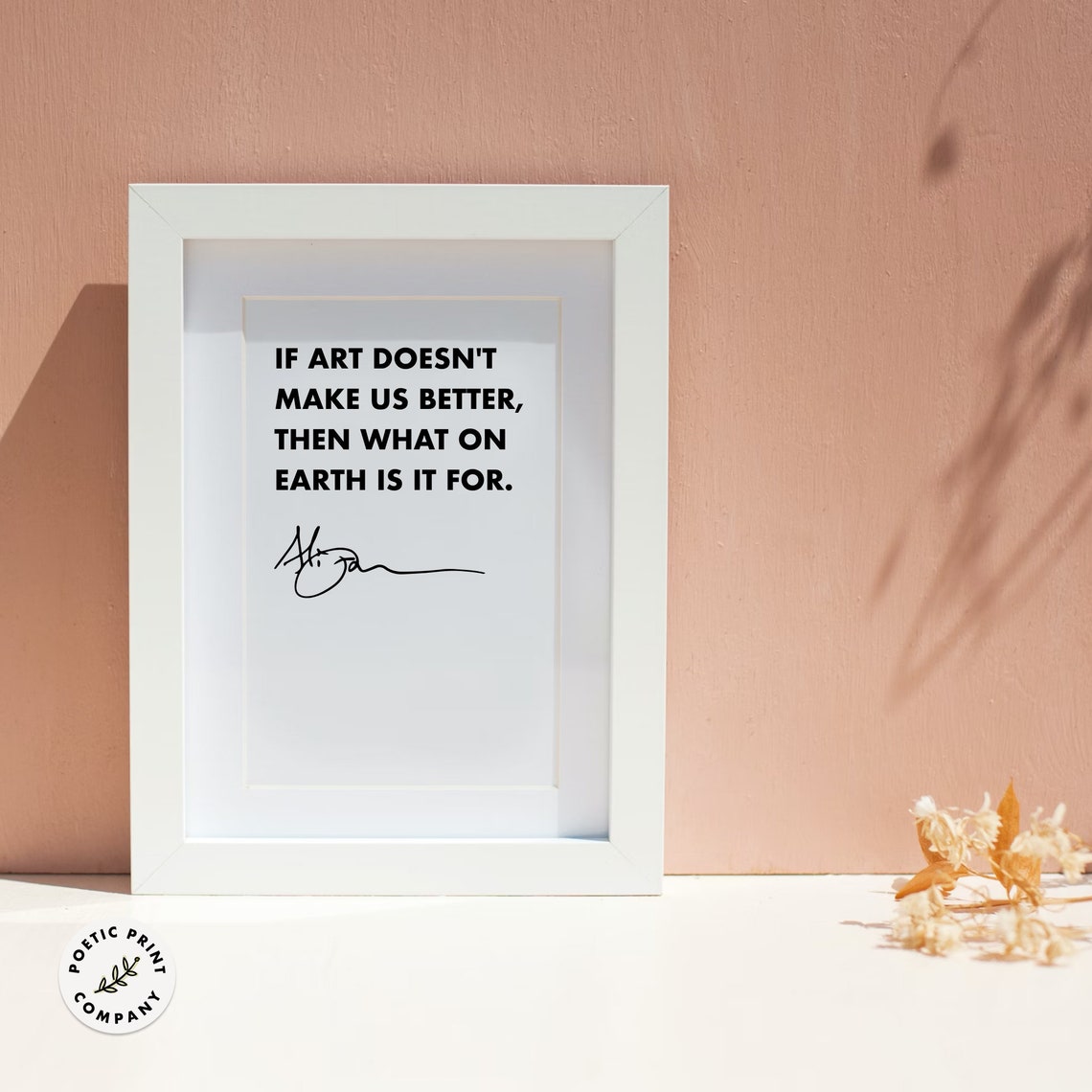 Alice Walker If Art Doesnt Make Us Better Quote Minimalist Poster - Image 5