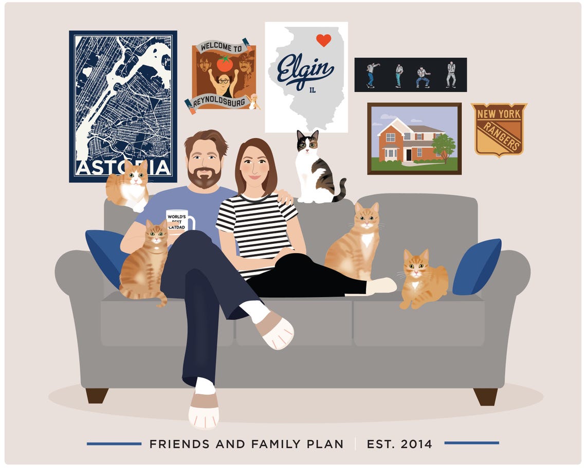 Family Portrait - Custom Illustration - Image 5