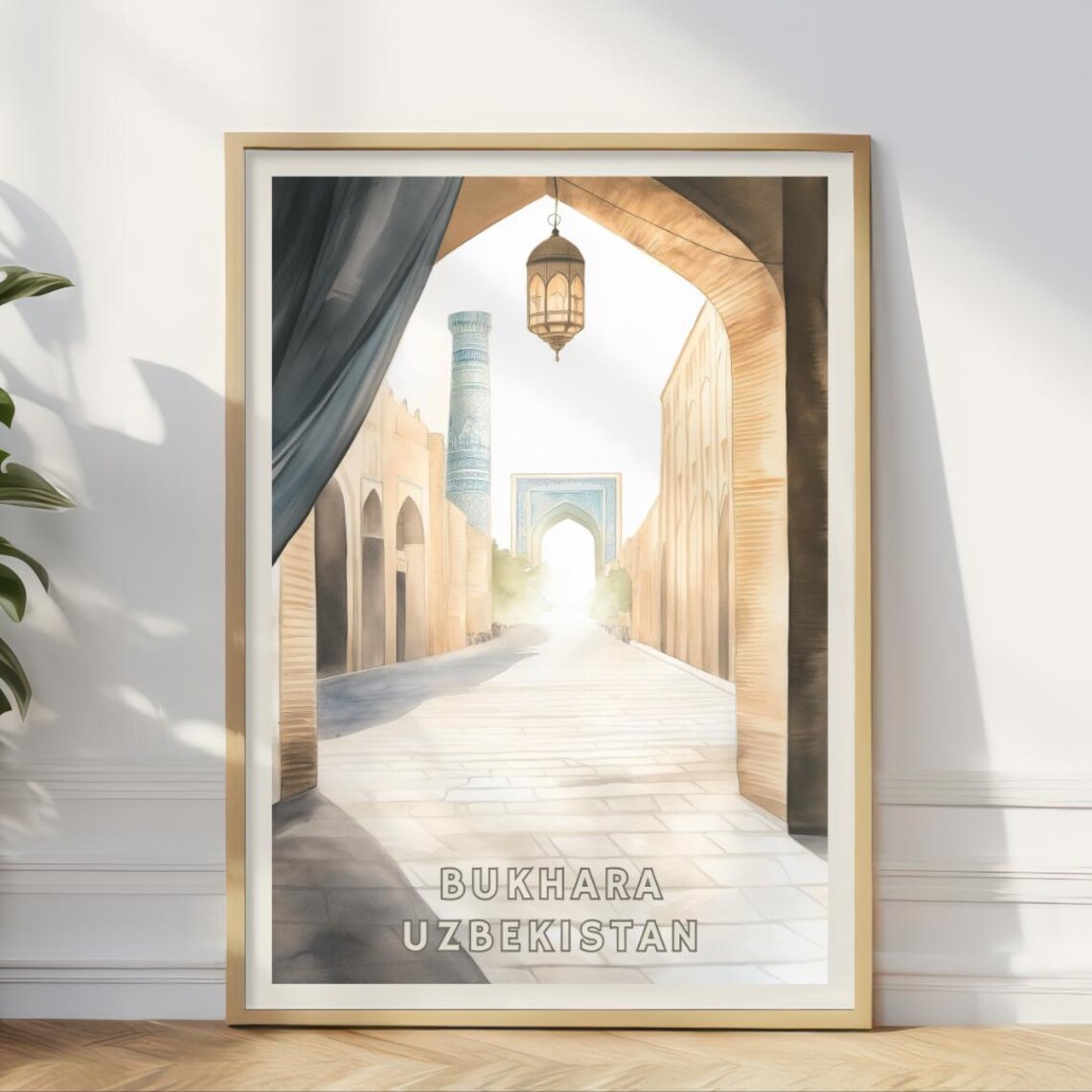 Bukhara Uzbekistan, Silk Road Architecture Print