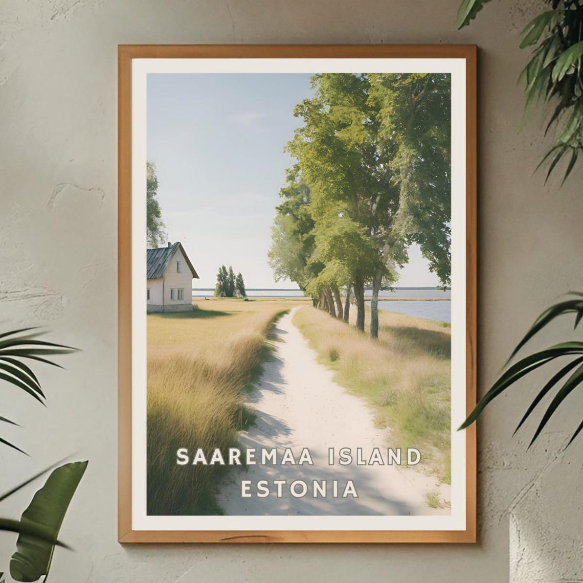 Saaremaa Island Estonia Poster Estonian Nature Wall Art Baltic Sea Coastal Landscape Home Art Saaremaa Print Europe Beach Island Decor
