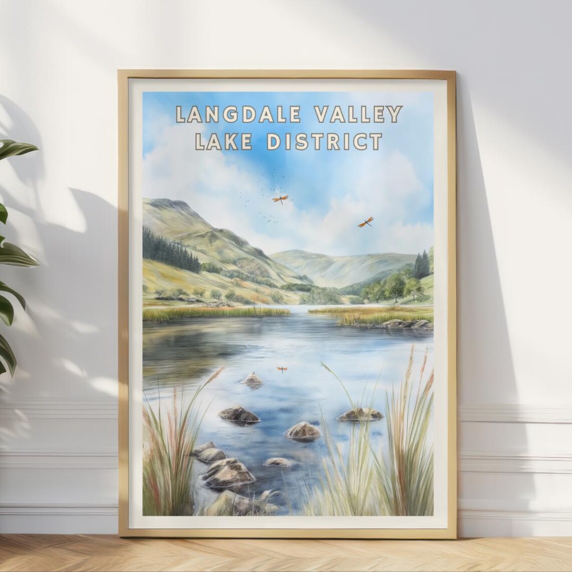 Langdale Valley, Lake District Travel Poster