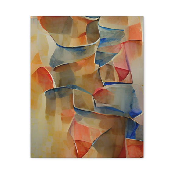 Abstract Matte Canvas Wall Art Modern Home Decor