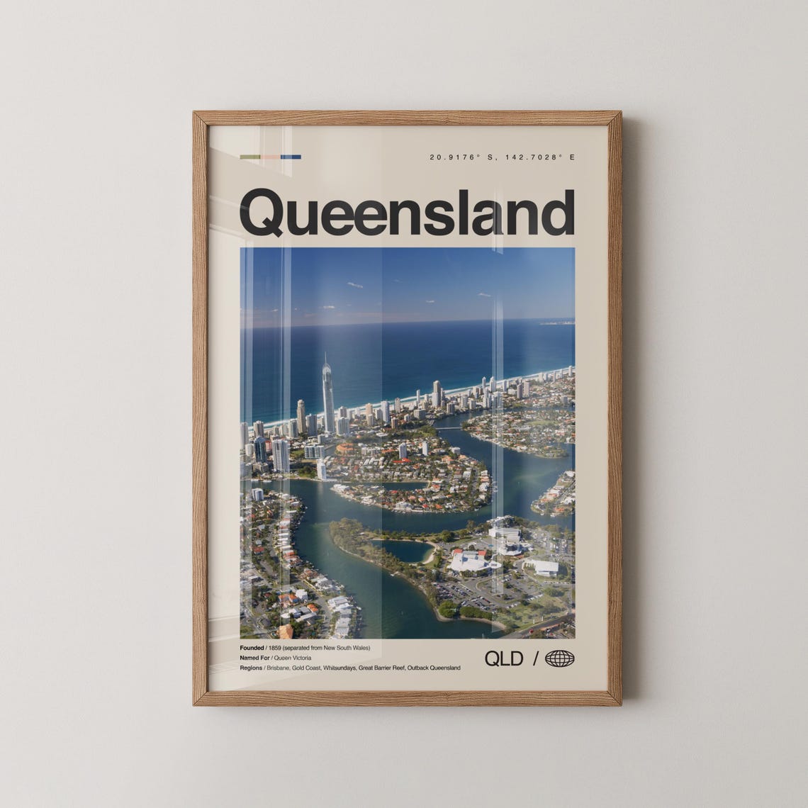 Queensland Print Wall Art Poster Photo Decor Australia