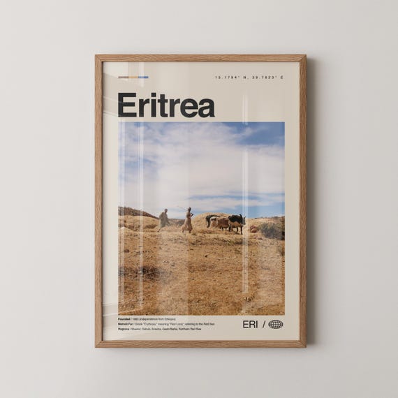 Eritrea Print Wall Art Poster Photo Decor Country Africa Asmera