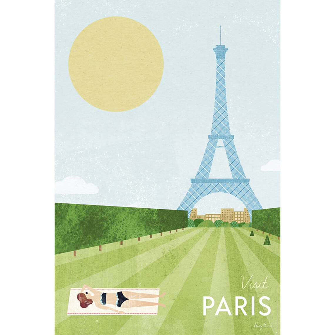 Paris Travel Poster Print, Minimalist Vintage Retro - Image 3