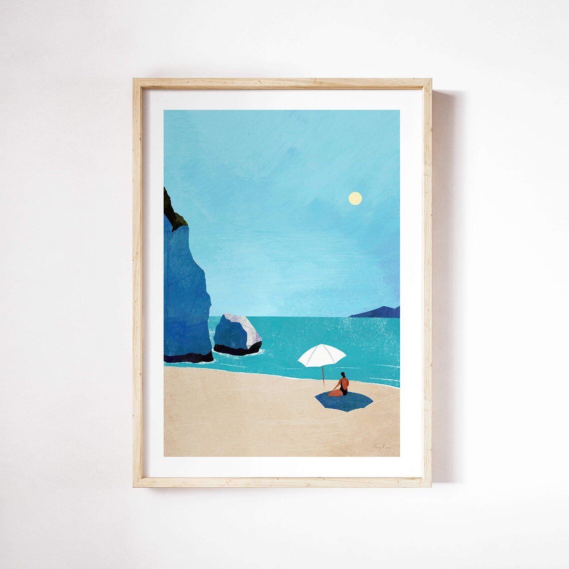 Beach Girl III by Henry Rivers, Summer Vacation Print