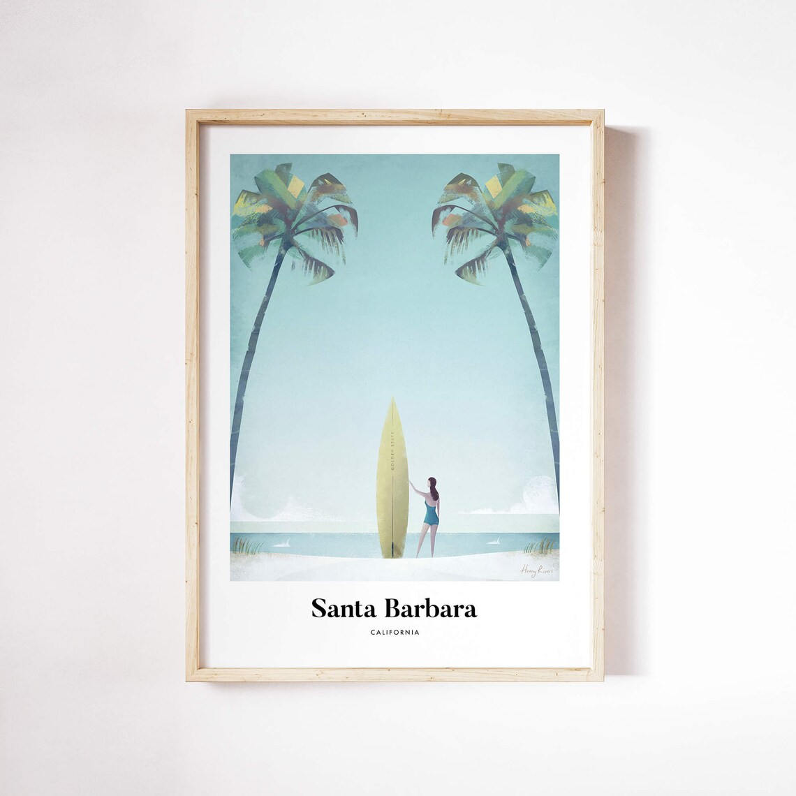 Santa Barbara Poster Print by Henry Rivers
