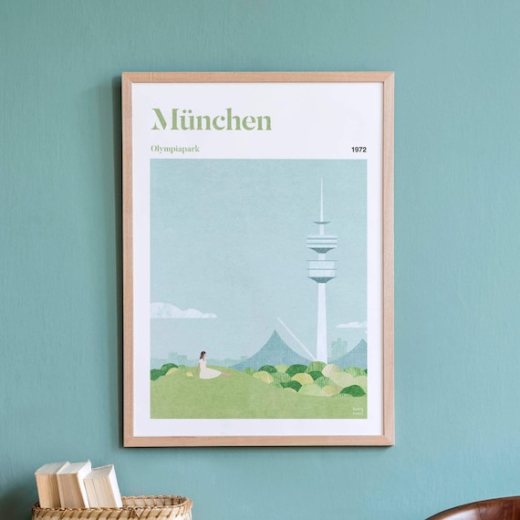 Munich By Henry Rivers, Bavaria Art Poster