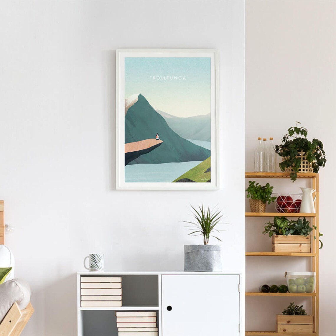Trolltunga Norway Art Print, Travel Poster - Image 4